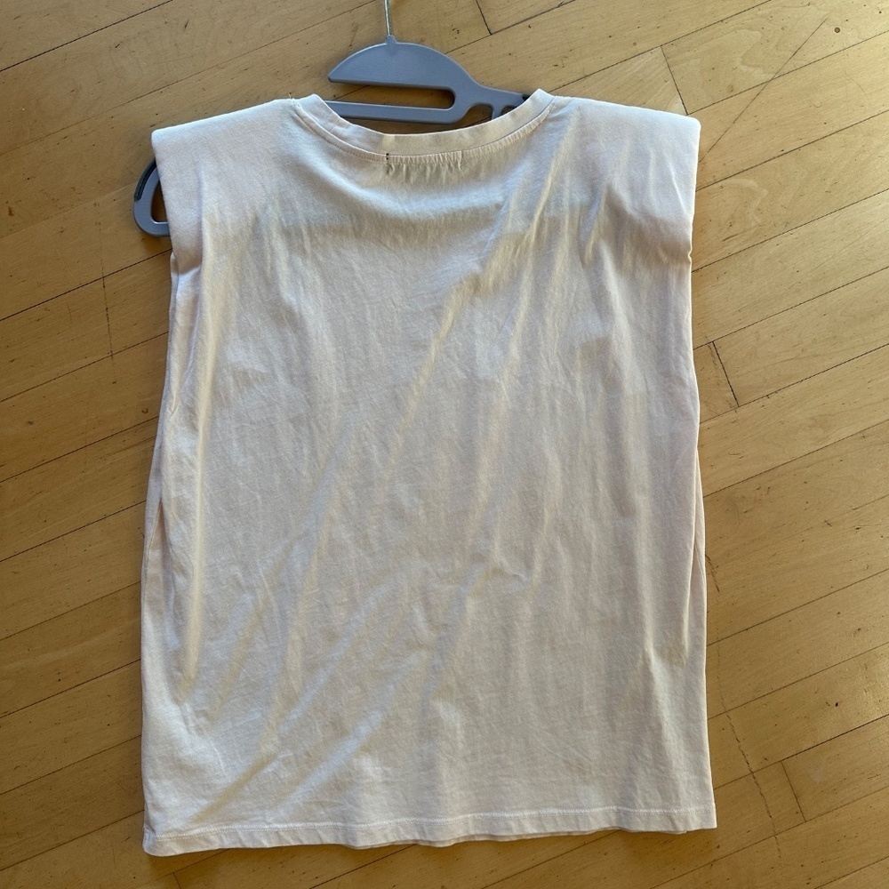 Sanctuary Organic Cotton shoulder pad tee, XS, CB2281 - Picture 5 of 5